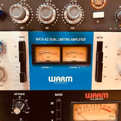 Warm Audio WA76-A2 Stereo Blue Stripe FET Compressor | Revive Audio Mod | Mint | Orig. Box | Upgraded Knobs image 12