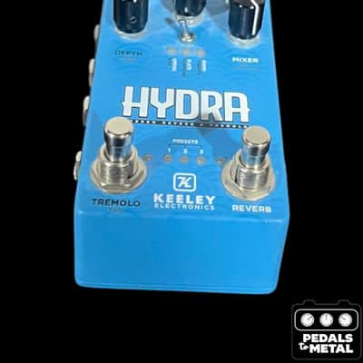 Keeley Hydra Stereo Reverb & Tremolo 2020 - Present - Blue - X16174 image 3