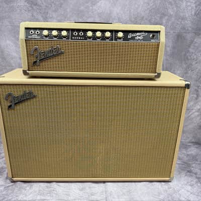 1963 FENDER BASSMAN BLONDE PRE-CBS 6G6-B VINTAGE TUBE AMP image 1