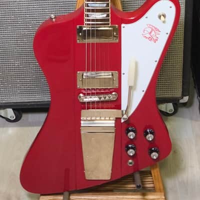 Epiphone "Inspired by Gibson Custom" '63 Firebird V 2024 - Present - Ember Red image 3