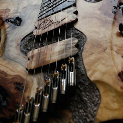 Build to Order GB Liuteria Boutique Sephitroth 7 string fanned volcano edition image 10