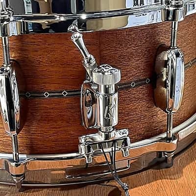 Tama TLH146S-OMH / STAR Solid Mahogany Snare Drum 14"x6" image 3