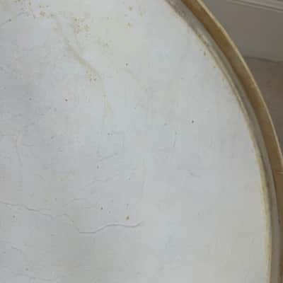Slingerland Vintage Radio King 24” Genuine Calf Skin Bass Drum Head Lot #1 40s - Calf skin image 10