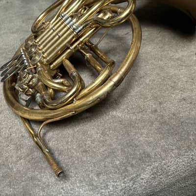 King H.N. White French Horn Double 1959? - Gold Laquer image 7