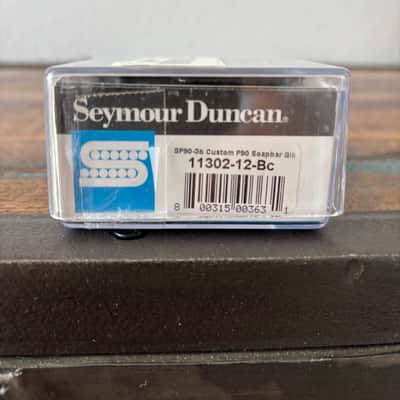 Seymour Duncan SP90-3b Custom P90 Bridge Pickup-Black-uninstalled image 2