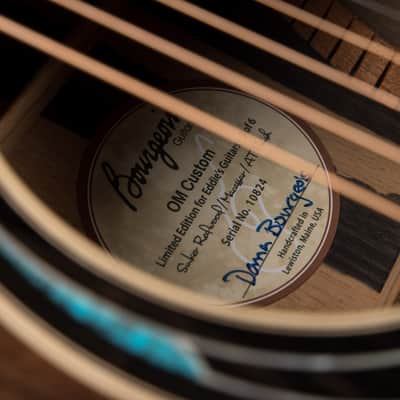 2025 - Bourgeois Eddie's Guitars Exclusive Limited Edition OM - Sinker Redwood & Macassar Ebony #3 of 6 image 21