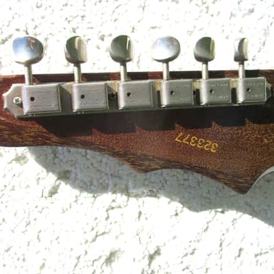 Gibson Epiphone Wilshire Guitar, 1965, Rare Red Fox Finish, 2 Mini HB Pickups. Case, All Original image 15