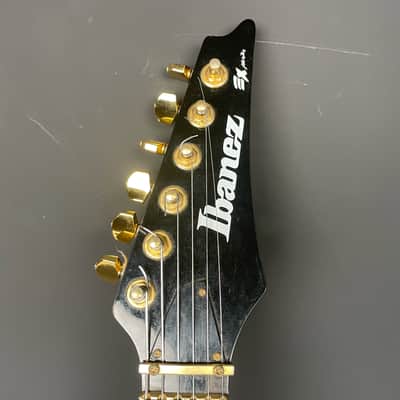 Ibanez EX370FM 1991 Transparent Amber Sunburst Flame Maple MIK w/ Hard Case image 4