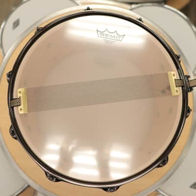 Pork Pie 7x14" Maple Max Snare Drum (Waterfall Bubinga High-Gloss w/ Black Nickel Hardware) image 9