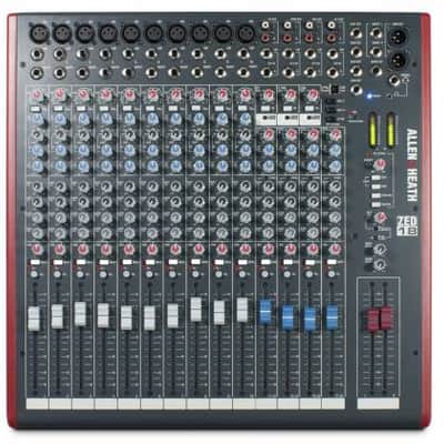 Allen & Heath ZED-18 10 Mono 4 Stereo channel Mixer with USB In/Out image 1