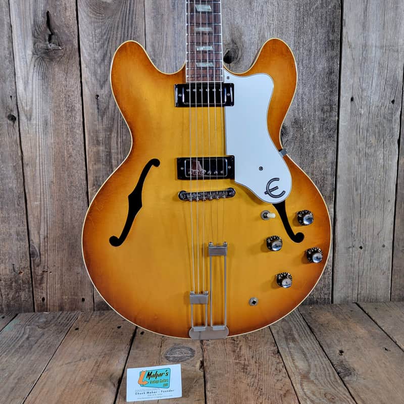 Epiphone Riviera E360TD 1969 w/ Original Case - Sunburst image 1