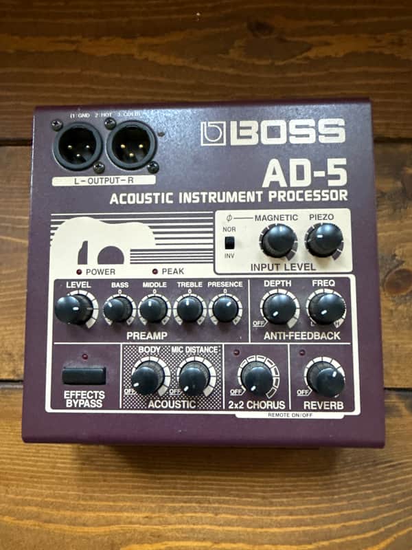 Boss AD-5 Acoustic Instrument Processor | Reverb