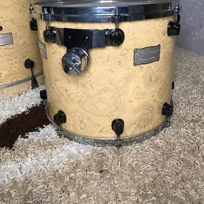 Mapex Orion Classic Series 5-Piece Shell Pack (22/16/14/12/10) - Antique Ivory Birdseye Maple image 6