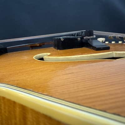 Hofner President Blonde Thinline Guitar - Toaster Diamond Pickups - Sturdy Martin Hard Case - 1961 image 23