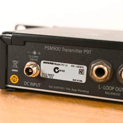 Shure PSM 900 Wireless IEM System L6 Band: 656-692 MHz (NO POWER SUPPLY) CG01ZW5 image 9