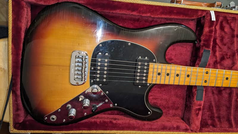 Music Man Sabre 1 1979 (pre-Ernie Ball)- 3 tone burst, all Original, except replaced knobs, ships in Hard Shell Case image 1