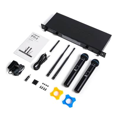 Phenyx Pro PTU-2U Dual Wireless Handheld Microphone System image 4