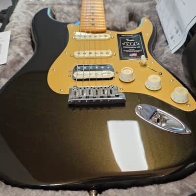 Fender American Ultra Stratocaster HSS BRAND NEW Texas Tea Metallic USA Humbucker Strat Electric Guitar image 5