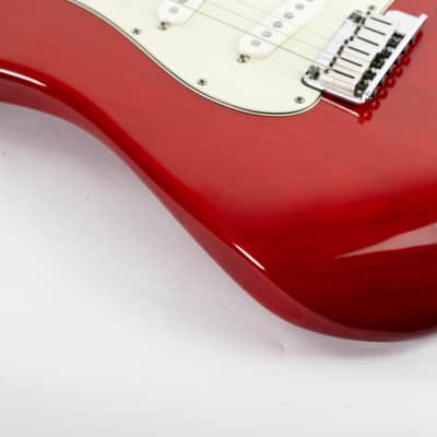 Fender American Deluxe Stratocaster 2008 Trans Red image 15