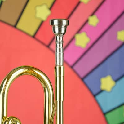 Used Accent TR512L Trumpet w/ case & 7C mouthpiece image 4