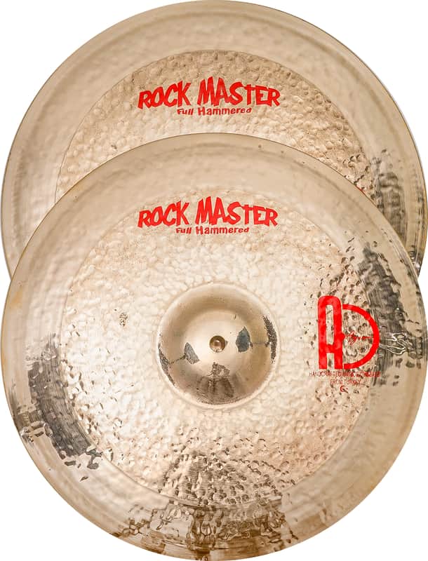Agean Cymbals 16" Rock Master Heavy Hi-hat image 1