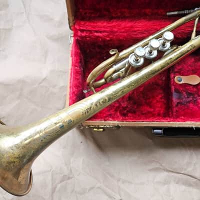Argonaut cornet, with case & mouthpiece, Good Condition image 6