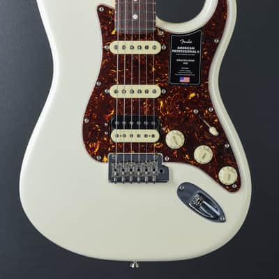 Fender American Professional II Stratocaster HSS - Olympic White w/Rosewood image 2