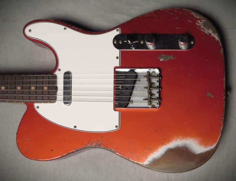 Fender Custom Shop '61 Telecaster Heavy Relic 2025 - Faded Candy Apple Red image 1