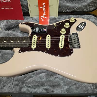 Fender Stratocaster FSR Limited Edition Shell Pink Full All Rosewood Neck BRAND NEW American Pro II image 5