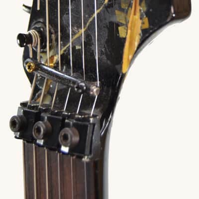 Kramer Pacer Carrera Vintage Early 1980's Electric Guitar w/ Floyd Rose 1981-'83 Black image 9