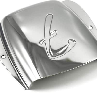 Genuine Fender Jazz/J Bass Bridge F Cover Plate - CHROME - 0010678000 image 1