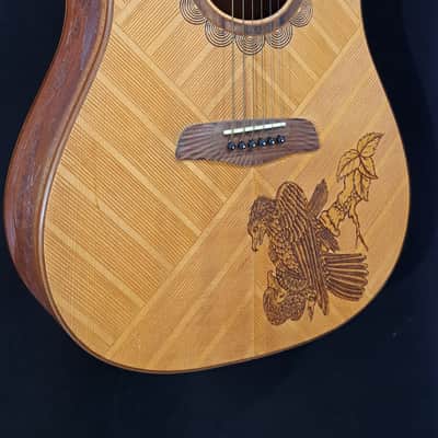Blueberry NEW IN STOCK Handmade Dreadnought Guitar Eagles image 7