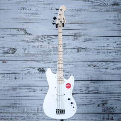 Squier Sonic Bronco Short-Scale Bass | Arctic White (IN-STOCK) image 2