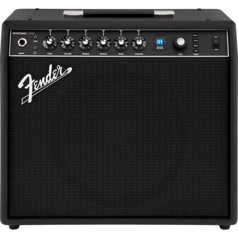 Fender Mustang LTX50 Guitar Combo Amp - 50 Watts, Black image 1