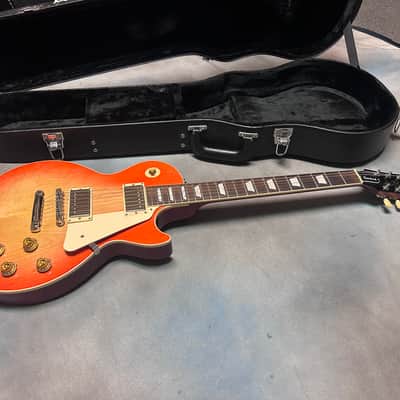 2024 Gibson Les Paul Standard 50's Plain Top Limited Edition Washed Cherry Sunburst image 15