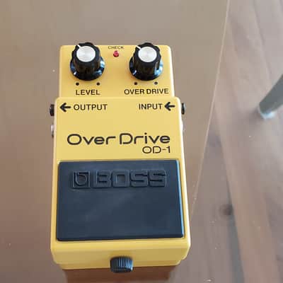 Boss OD-1 Over Drive (Black Label) 1989 - Yellow image 2