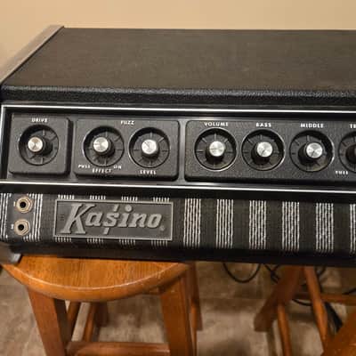 Kasino Little Joe 200w Guitar Amp Head Vintage 1970s image 2