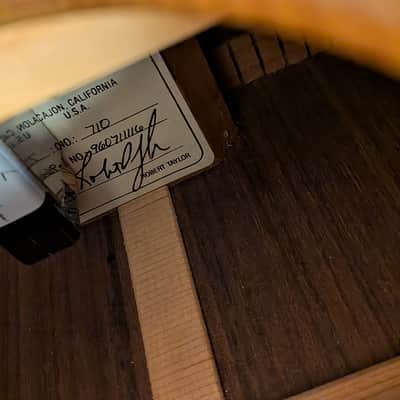 Taylor 710 Dreadnought Acoustic/Electric Guitar w/Case (1996) image 13