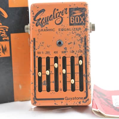 Guyatone PS-105 Equalizer Box Vintage 6-Band EQ MIJ w/Box Expired Warranty Card image 1