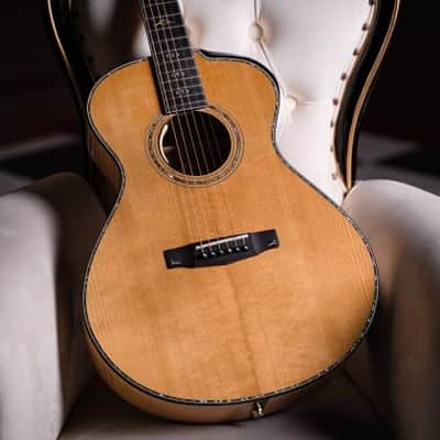 Cort Gold Passion Modern Concert Acoustic-Electric Guitar w/ Hard Case, Natural Glossy image 21