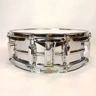 Ludwig Supraphonic 5x14"Snare Drum P88AC/Monroe Badge Vintage90s Aluminum/Chrome image 6