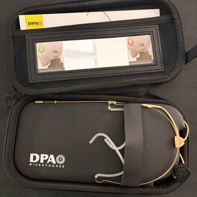 DPA 6066 CORE Omnidirectional Subminiature Headset Microphone - MicroLock, Beige image 3