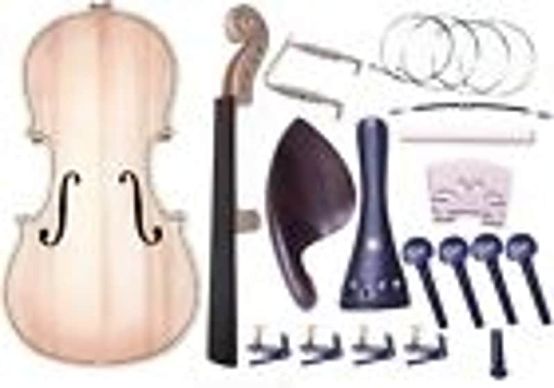 Violin Parts & Accessories 4/4 Violin DIY Kit for Students Beginners Music Lover image 1