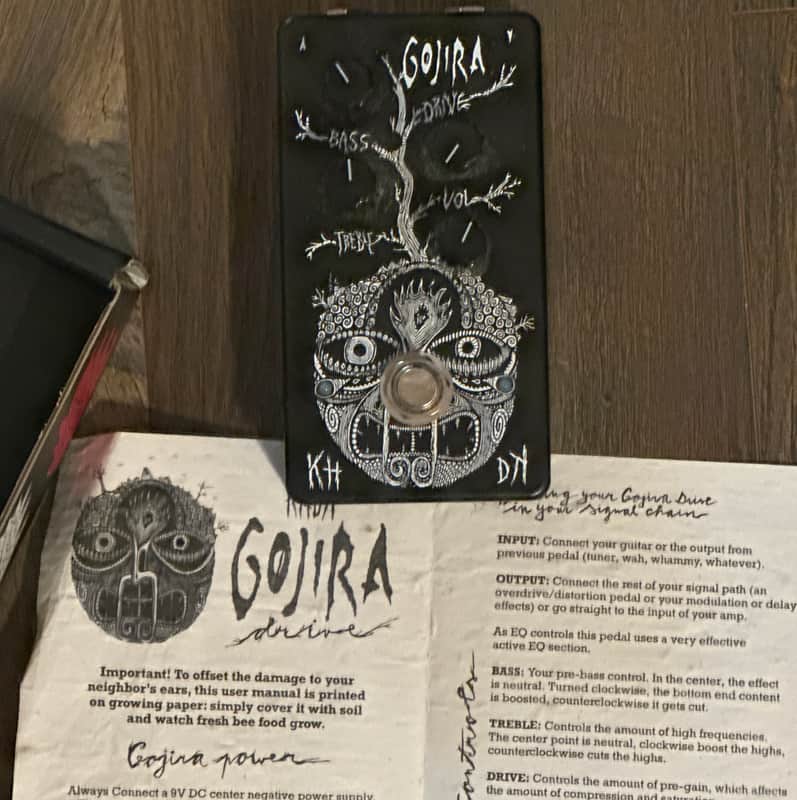 KHDK GOJIRA Joe Duplantier 2022 Drive Limited Ed #148/333 - Signed COA image 1