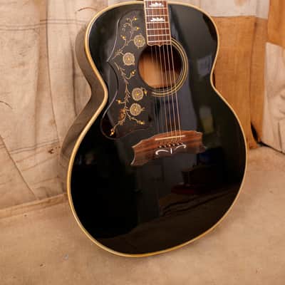 Gibson J-200 Lefty  1975 Black image 3