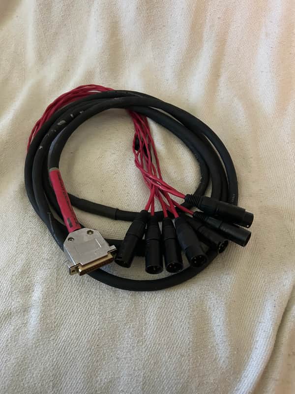 Avid / Digidesign 15’ Male XLR to DB25 cable image 1