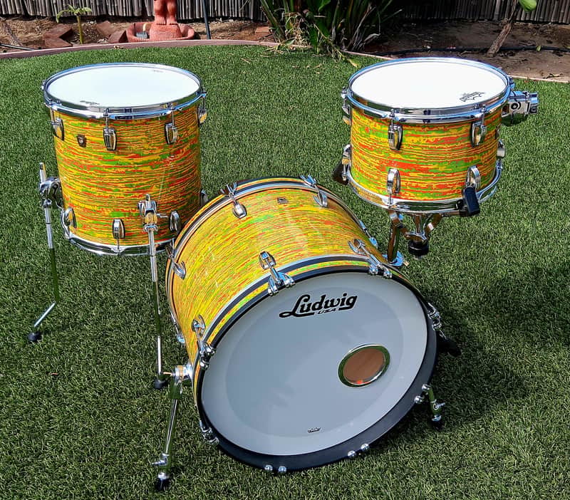 Ludwig Classic Maple Downbeat 2025 - Citrus Mod image 1