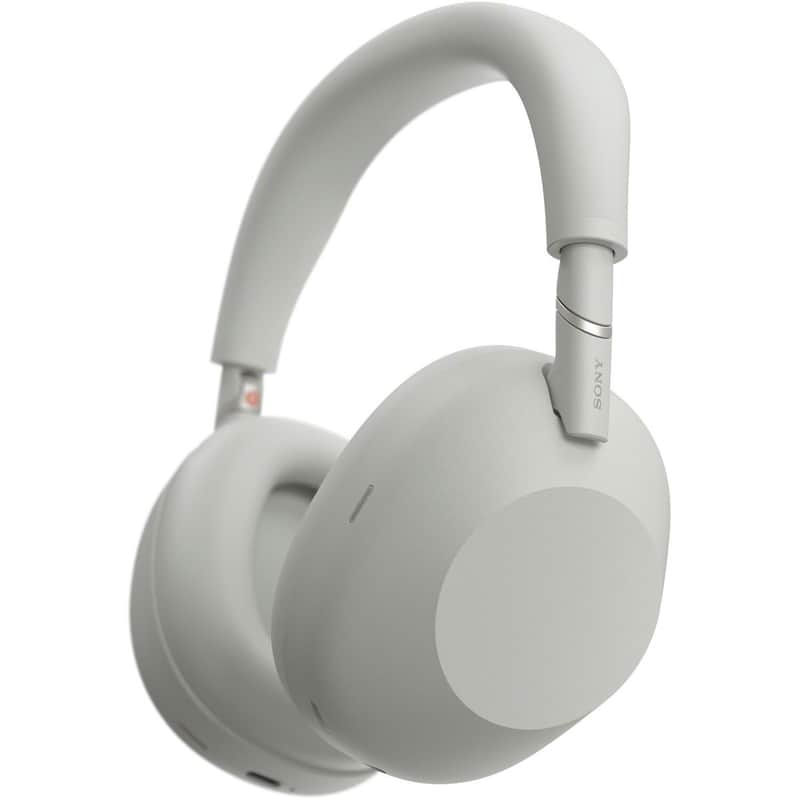 Sony WH-1000XM6 Wireless Noise Canceling Closed Back Over-Ear Headphones, Platinum Silver image 1