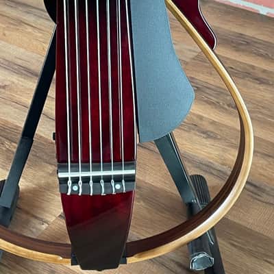 Yamaha SLG200N Silent Nylon-string Guitar - Crimson Red Burst image 3