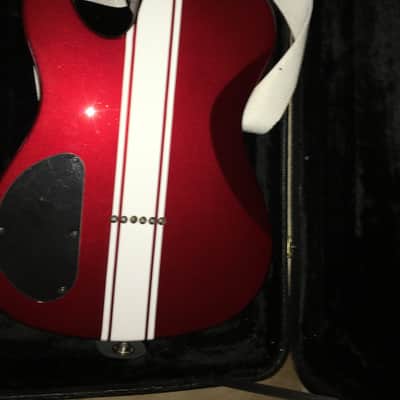 Fender Esquire GT 2003 Red w/ White racing stripe image 4